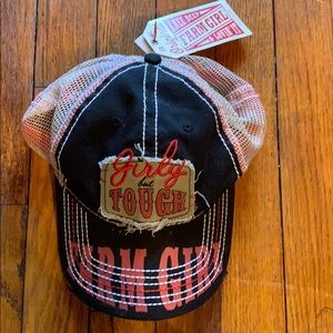 Girly But Tough Ball Cap